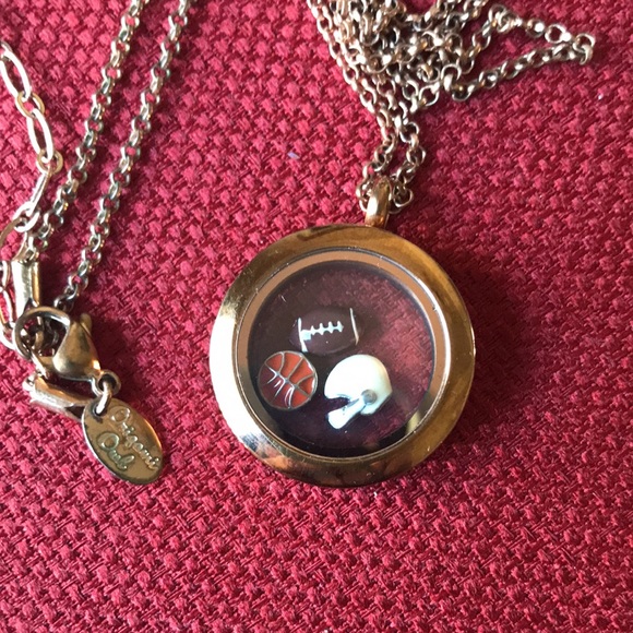Origami Owl ~ Living Locket Hinged Locket with Chain - Picture 5 of 5